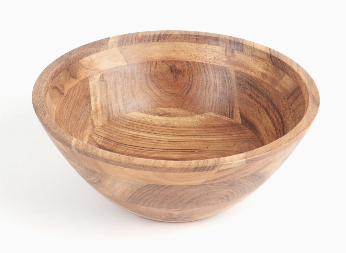 10" Acacia Wood Bowl