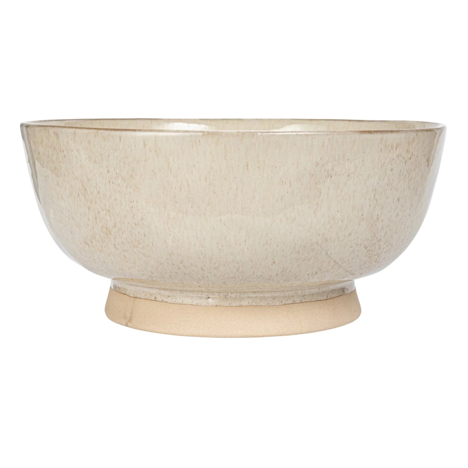 10" Stoneware Footed Bowl