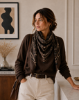 Large Wool Square Bandana