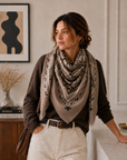 Large Wool Square Bandana
