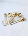 Auric Gold Stainless Steel Measuring Spoon Set