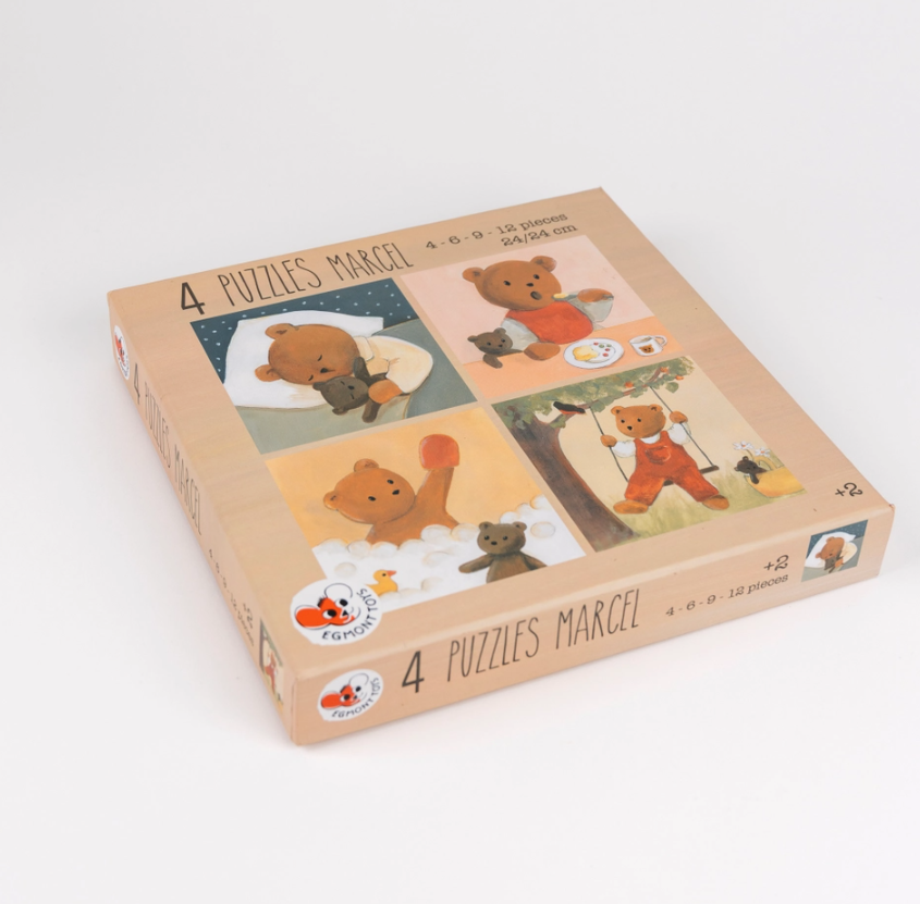 Marcel The Bear 4 Puzzles