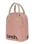 Pink Zipper Lunch Bag