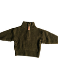 Dark Green Kids Sweater