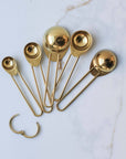 Auric Gold Stainless Steel Measuring Spoon Set