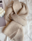 Classic Solid Color Knitted Scarf - 4 Colors