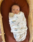 Automobile Muslin Swaddle Blanket