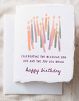 Blessing + Joy You Are Happy Birthday Greeting Card