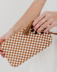 Emma Woven Clutch Wristlet