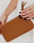 Emma Woven Clutch Wristlet