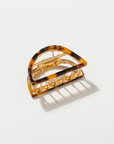 Rosalie Small Half Moon Metal Claw Clip