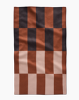 Cabin Plaid Geometry Tea Towel