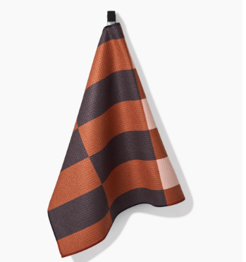 Cabin Plaid Geometry Tea Towel