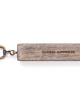 Wood Quote Keychain