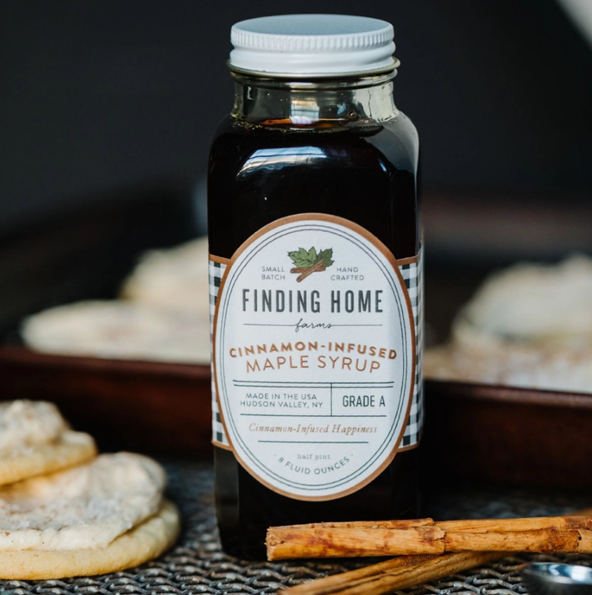 8 oz Cinnamon Infused Maple Syrup