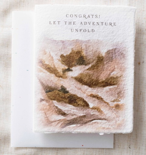 Congrats! Let the Adventure Unfold Greeting Card