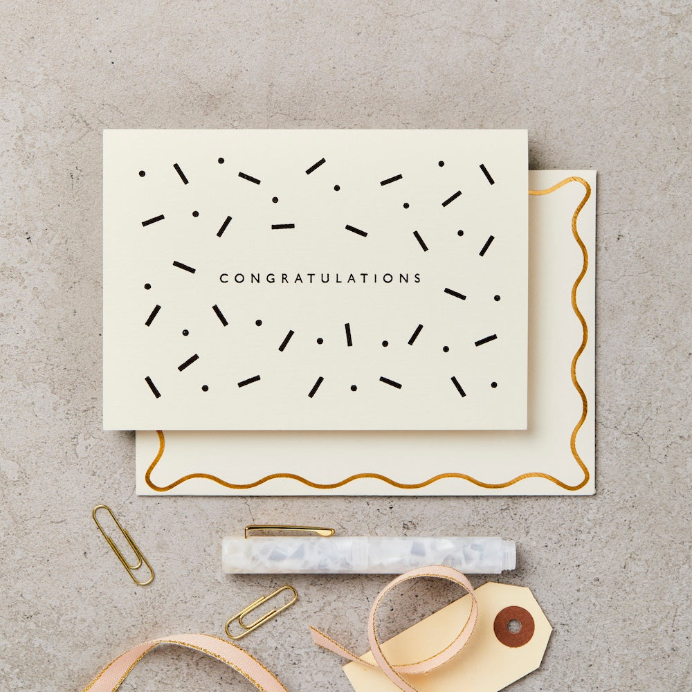 Congratulations Confetti Greeting Card