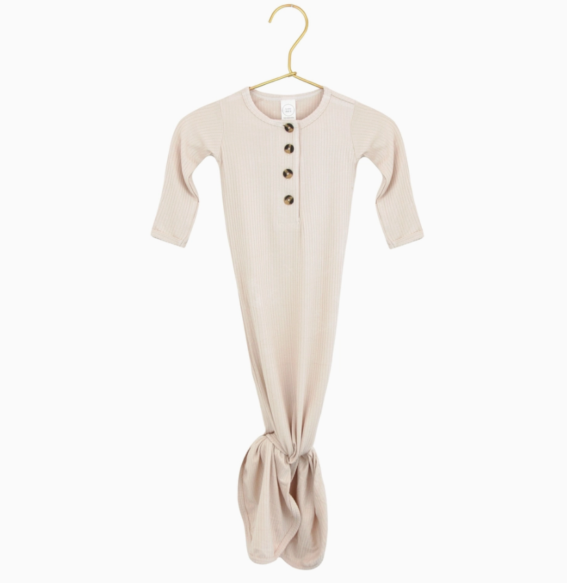 Cove Ribbed Knotted Gown