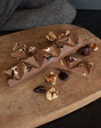 Milk Chocolate Cranberry Walnut Bark