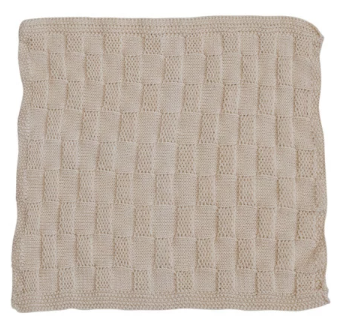 Dish Cloth with Weave Pattern