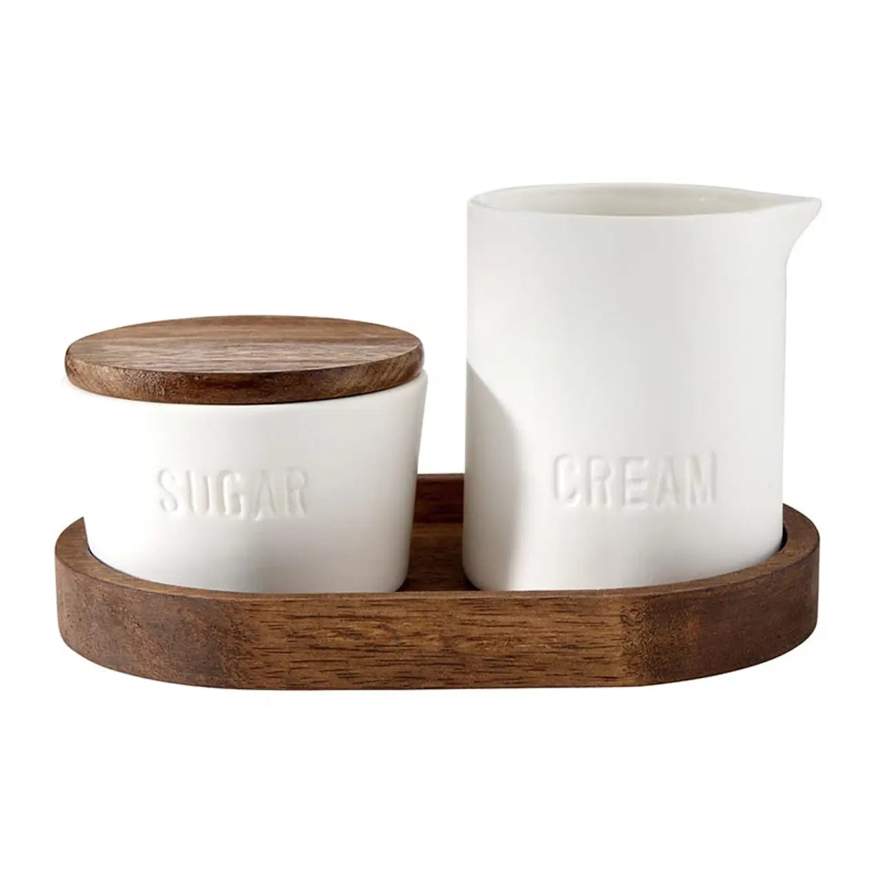 Ceramic Cream and Sugar Set