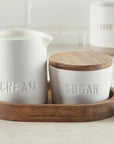 Ceramic Cream and Sugar Set