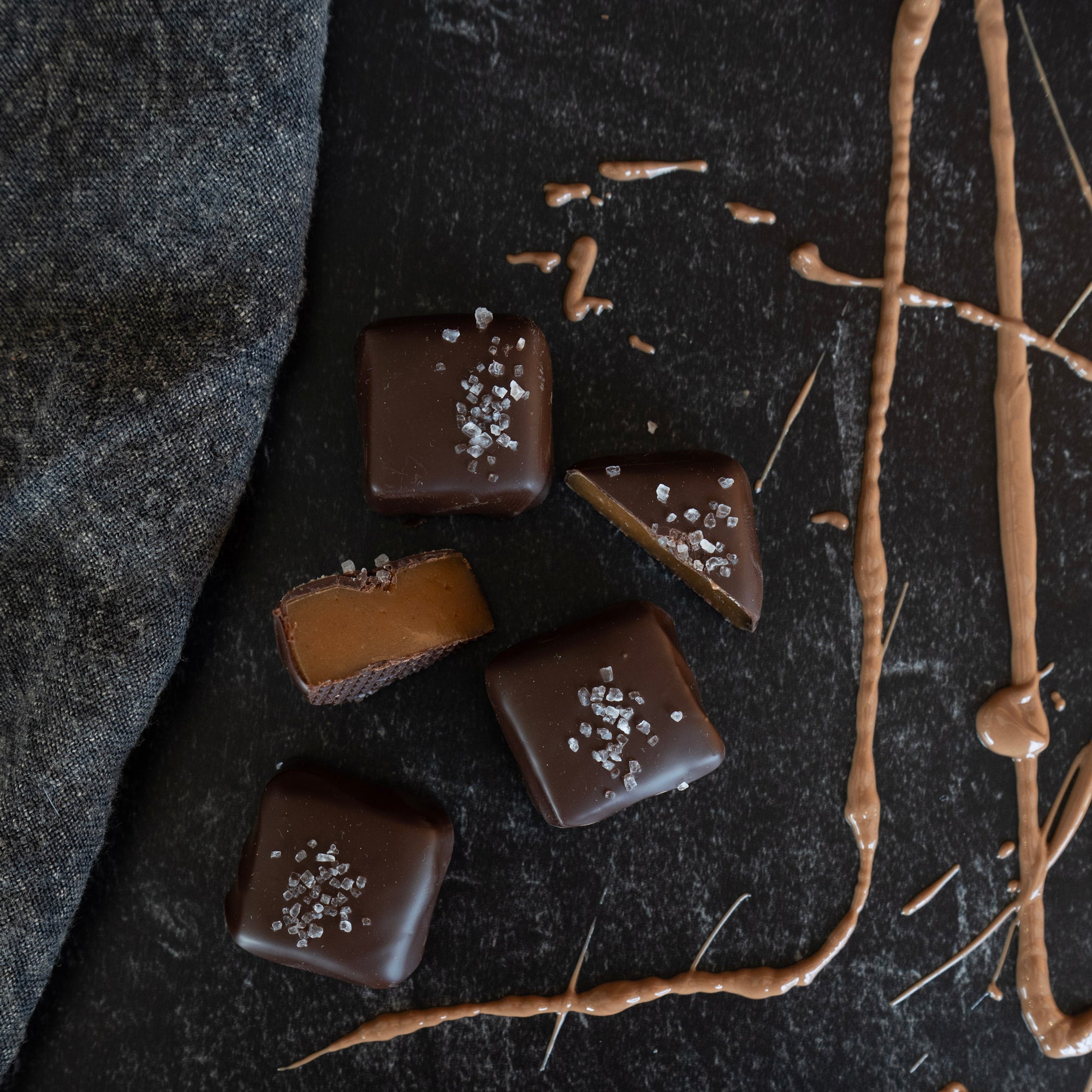 Pumpkin Spice Salted Caramels