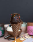 Ice Cream Cone Pops with Sprinkles