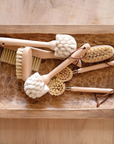Beech Wood Dish Brush with Leather Strap