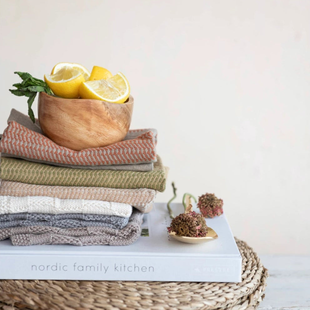 Dish Cloth with Weave Pattern