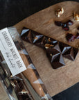 Dark Chocolate Cranberry Walnut Bark