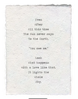 16" x 12" Handmade Paper Print