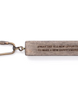 Wood Quote Keychain