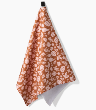 Farm Harvesting Days Geometry Tea Towel