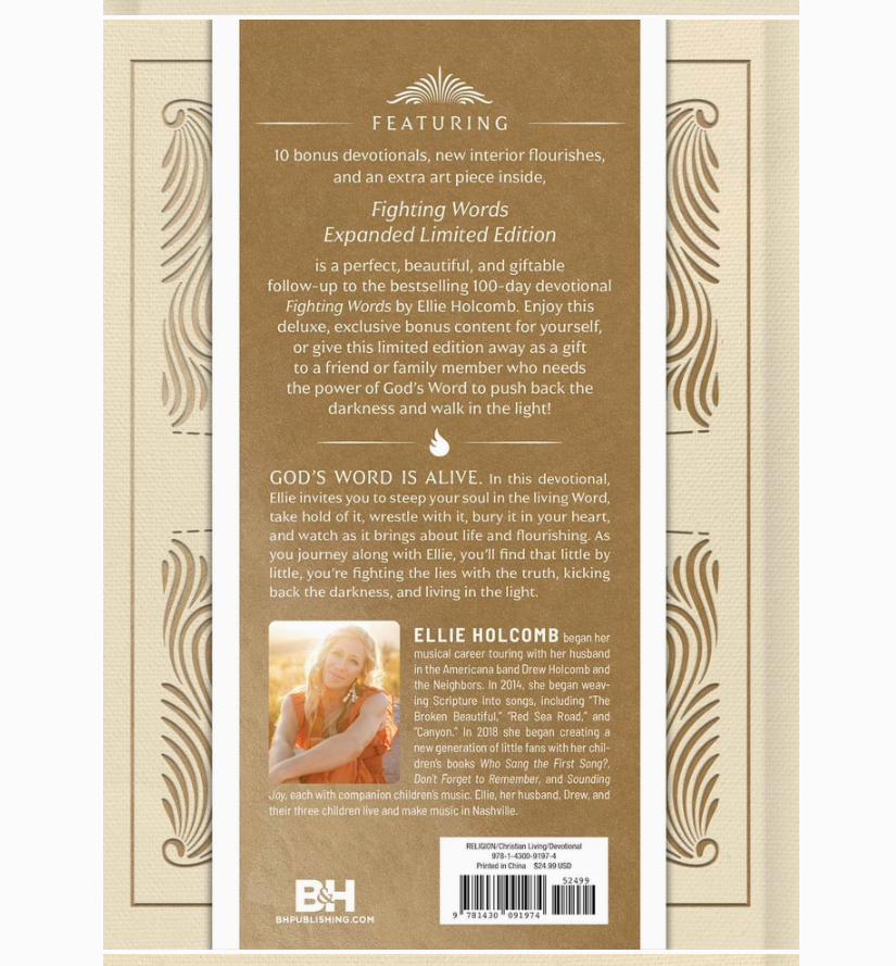 Fighting Words Devotional By Ellie Holcomb