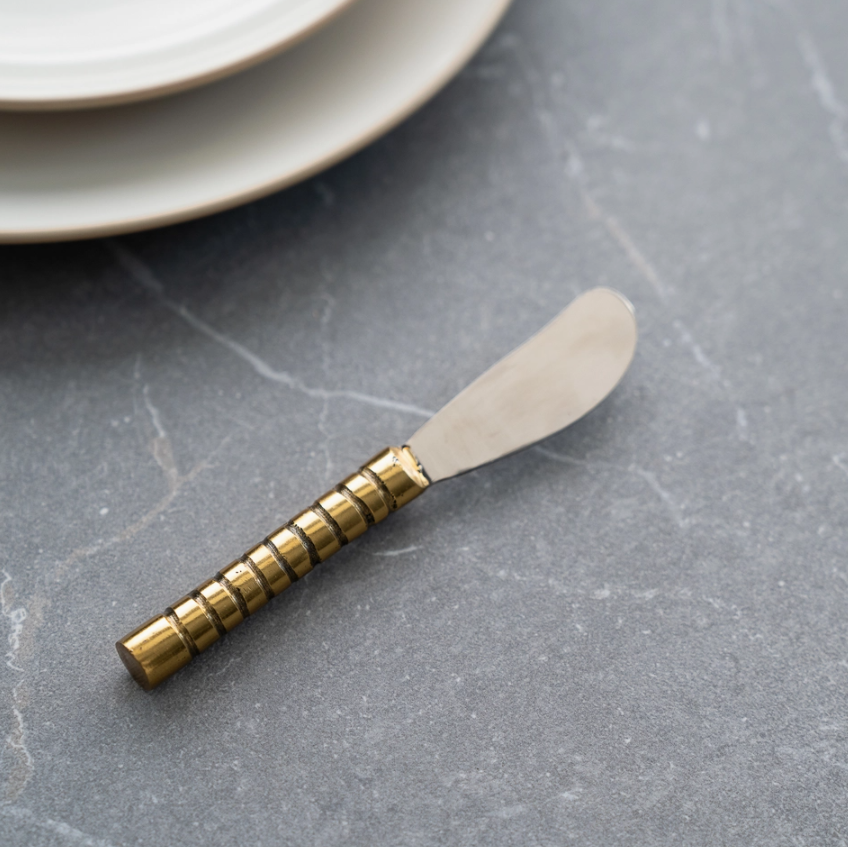 Gold Beaded Handle Spreader