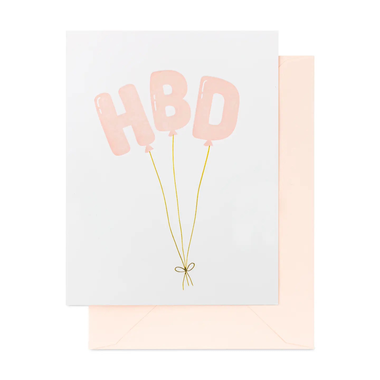 HBD Balloons Birthday Card