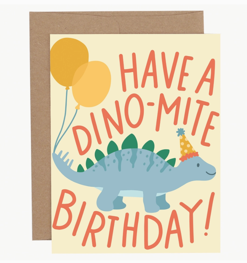 Have A Dino-Mite Birthday Greeting Card
