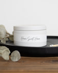 Home Sweet Home White Candle Tin