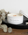 Home Sweet Home White Candle Tin