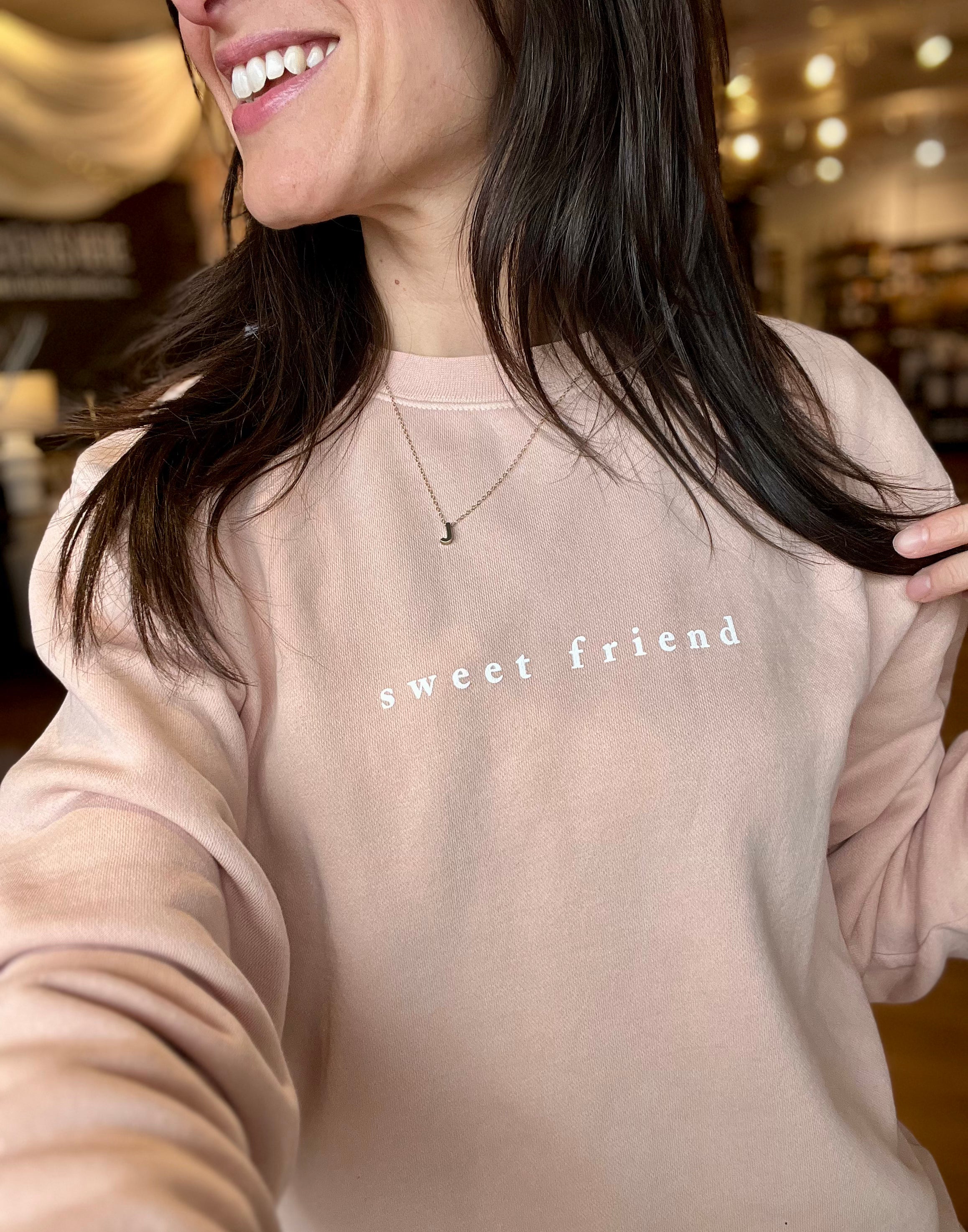 Bradley&#39;s Sweet Friend Pink Sweatshirt