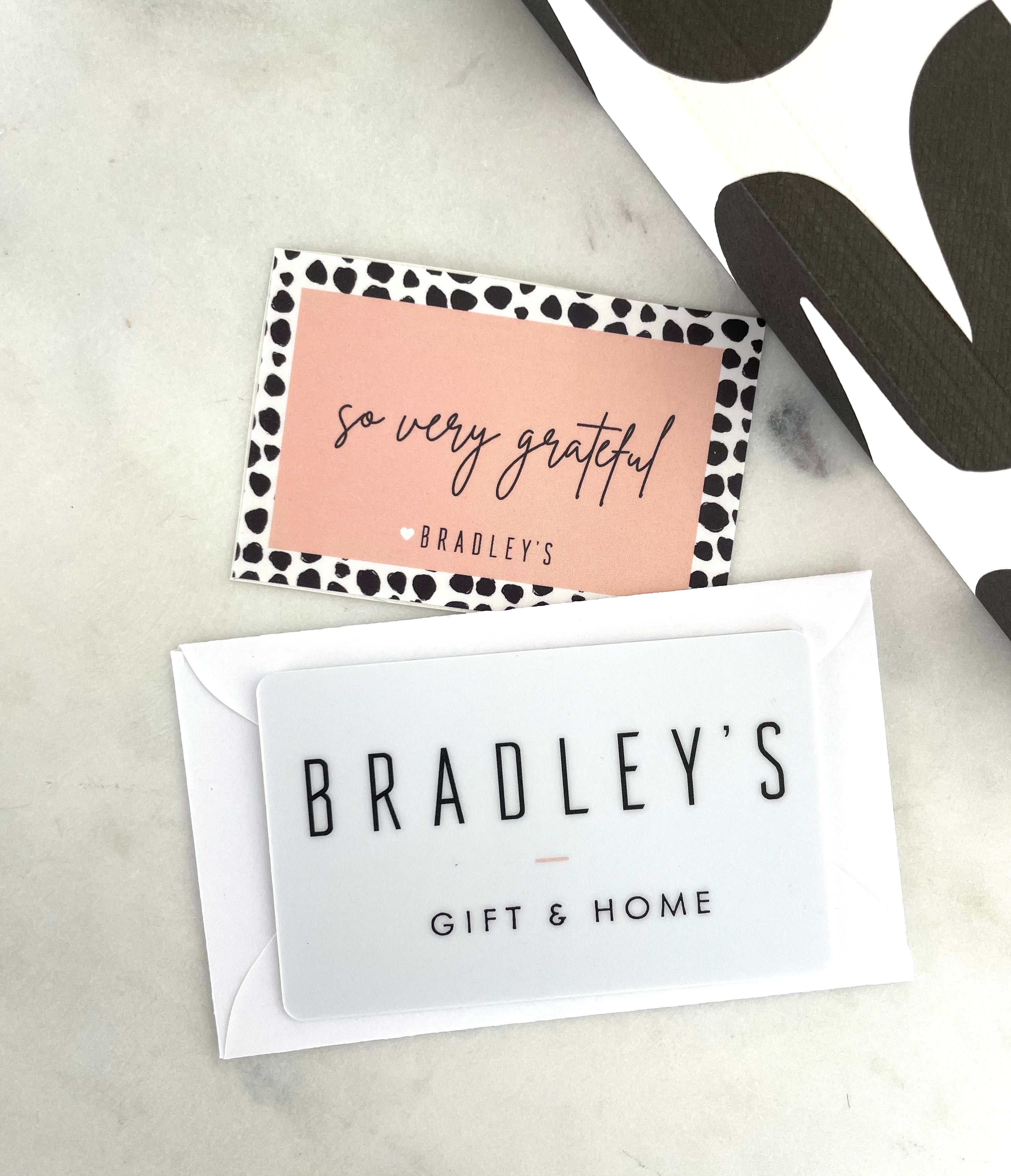 Bradley&#39;s Gift Card