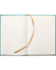Linear Boxes Green Suede Journal