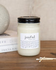 Joyful 12 oz. Ful Candle