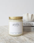 Mini Joyful Minimalist 7oz Candle