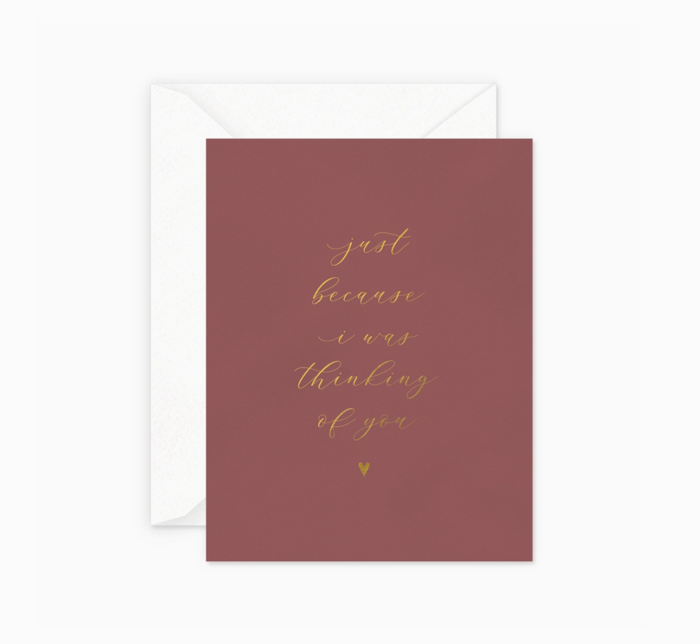 Just Because Greeting Card