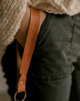 Leather Wristlet Keychain
