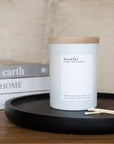 Knoxful Double Wick White Candle