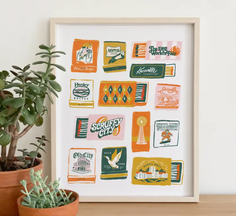 Knoxville Timeless City Wall Art Print