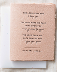 The Lord Bless You and Keep You Greeting Card